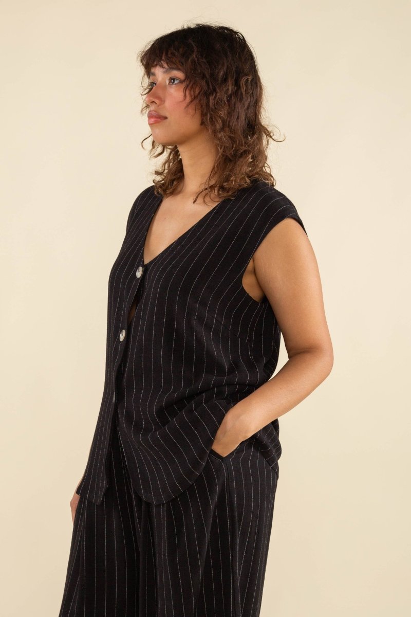 Haut Helena Lin Noir et Blanc NLT SOLDE - Vente Finale - Ex - voto