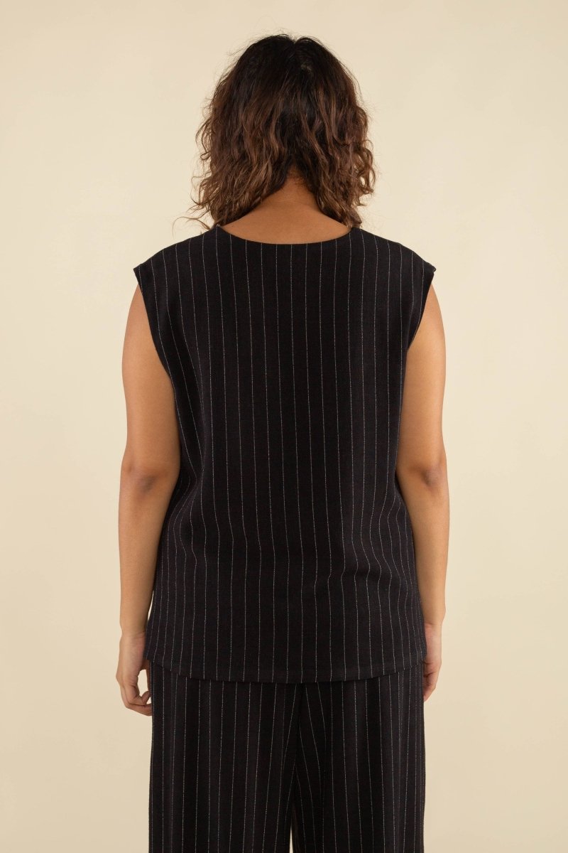 Haut Helena Lin Noir et Blanc NLT SOLDE - Vente Finale - Ex - voto