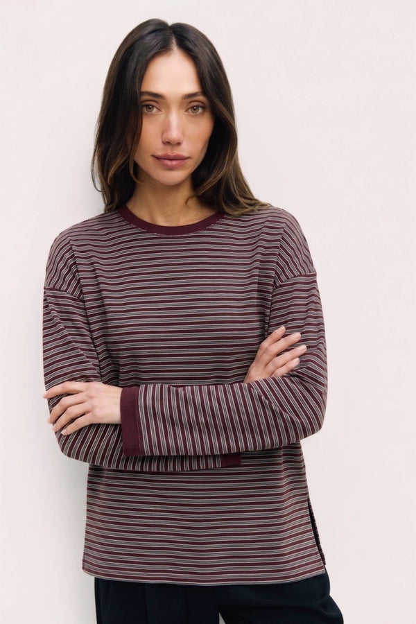 Haut Joanna Bourgogne All Row - Ex-voto