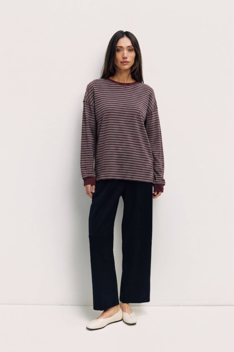 Haut Joanna Bourgogne All Row - Ex-voto