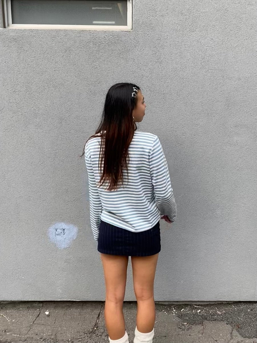 Haut Kathleen Mod Ref Bleu et Blanc - Ex - voto