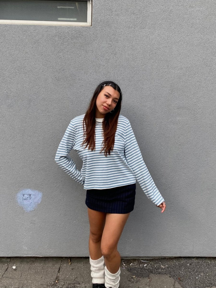 Haut Kathleen Mod Ref Bleu et Blanc - Ex - voto