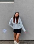 Haut Kathleen Mod Ref Bleu et Blanc - Ex - voto