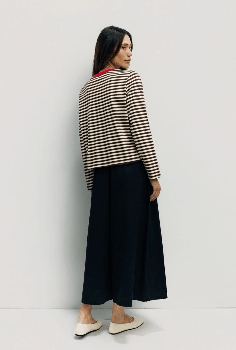 Haut Kathleen Mod Ref Brun et Crème - Ex - voto