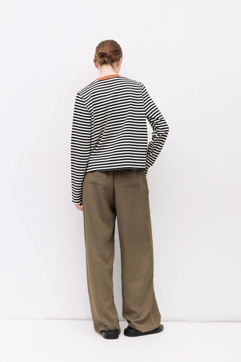Haut Kathleen Mod Ref Noir et Crème - Ex - voto