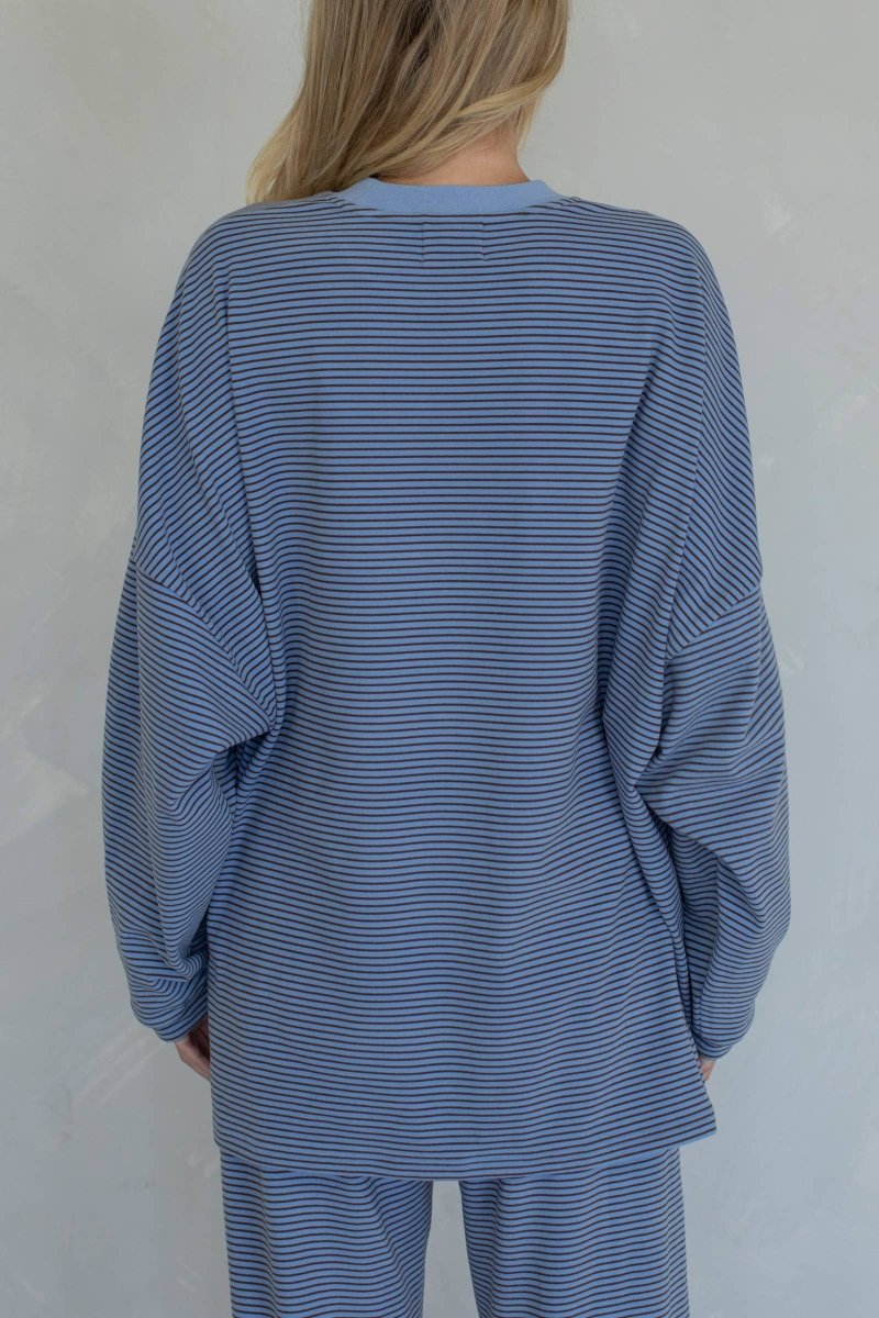 Haut Levi Rayures Bleues Things Between - Ex-voto