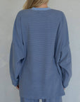 Haut Levi Rayures Bleues Things Between - Ex-voto