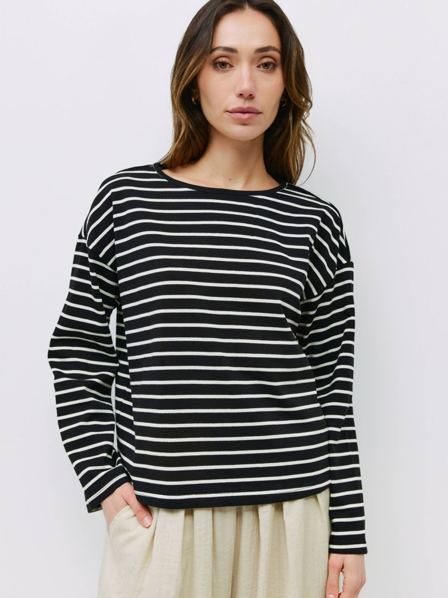 Haut Moore All Row Noir et Blanc - Ex - voto