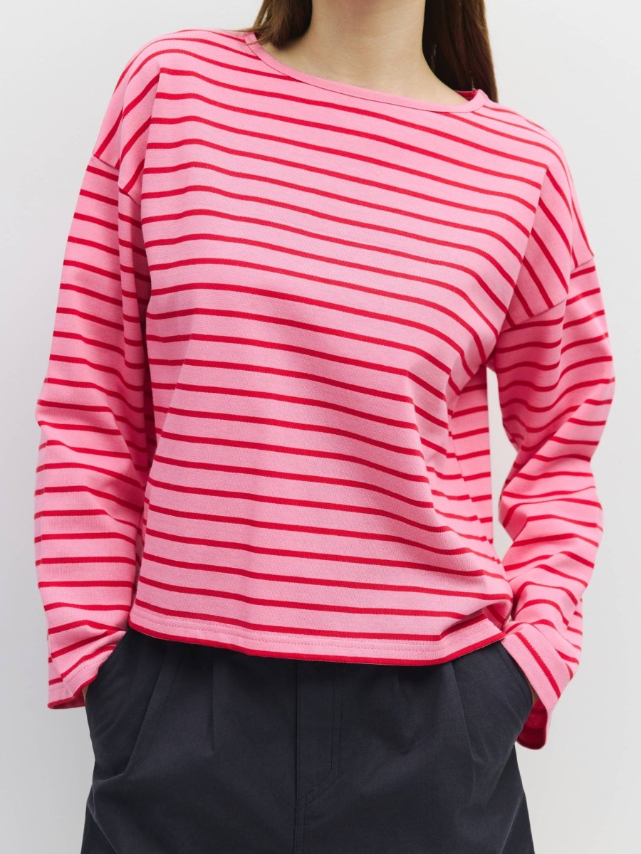 Haut Moore All Row Rose et Rouge - Ex - voto