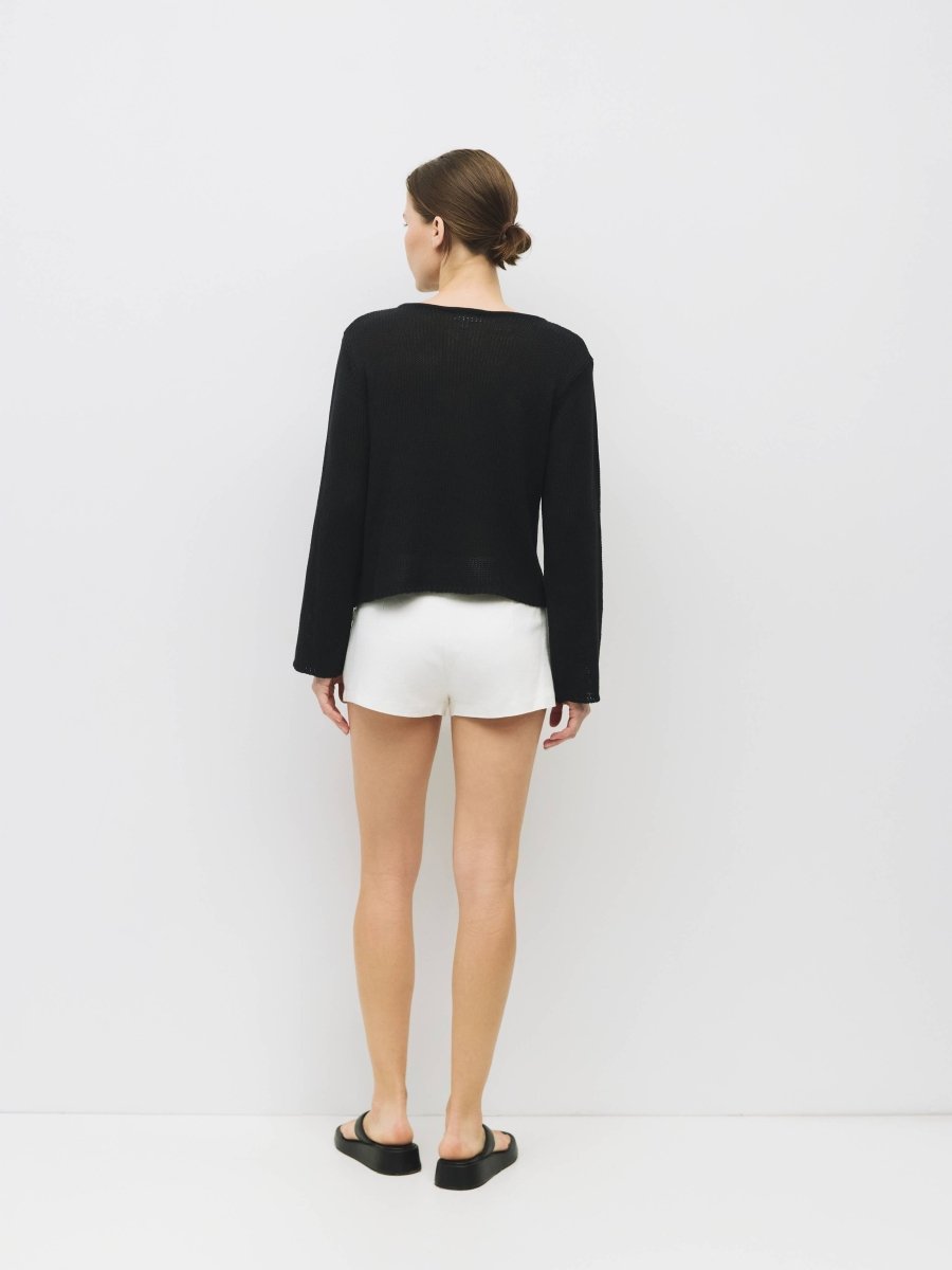 Haut Tricot Tala All Row Noir - Ex - voto