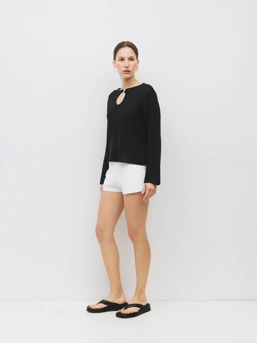 Haut Tricot Tala All Row Noir - Ex - voto