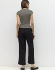 Haut Trinity Rayures Diagonales Noires et Blanches All Row - Ex-voto