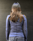 Haut Trixie Bleu Gris Damson Madder - Ex-voto