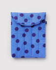 Housse pour ordinateur 13/14po Baggu Blue Polka Dot - Ex-voto