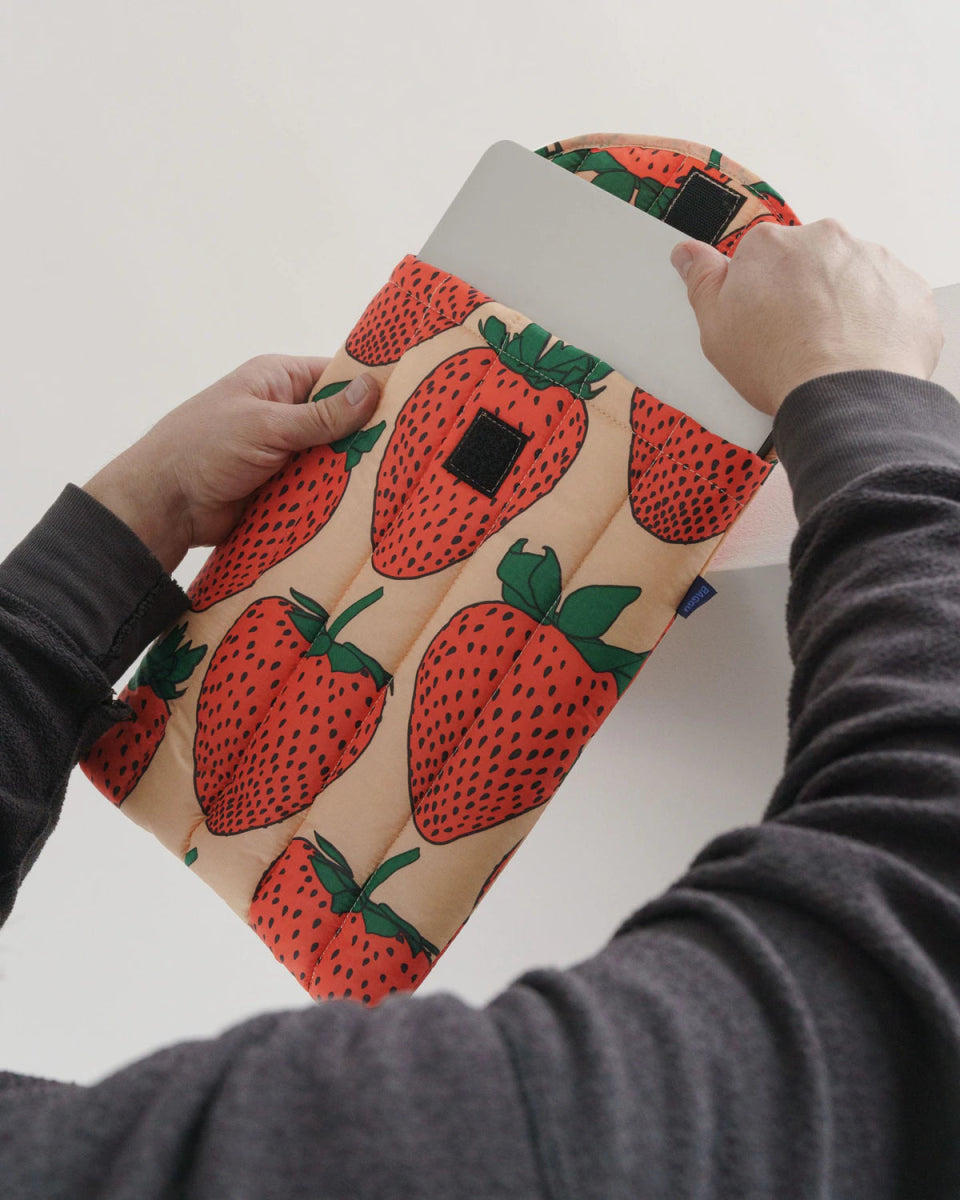 Housse pour ordinateur 13/14po Baggu Fraise - Ex - voto