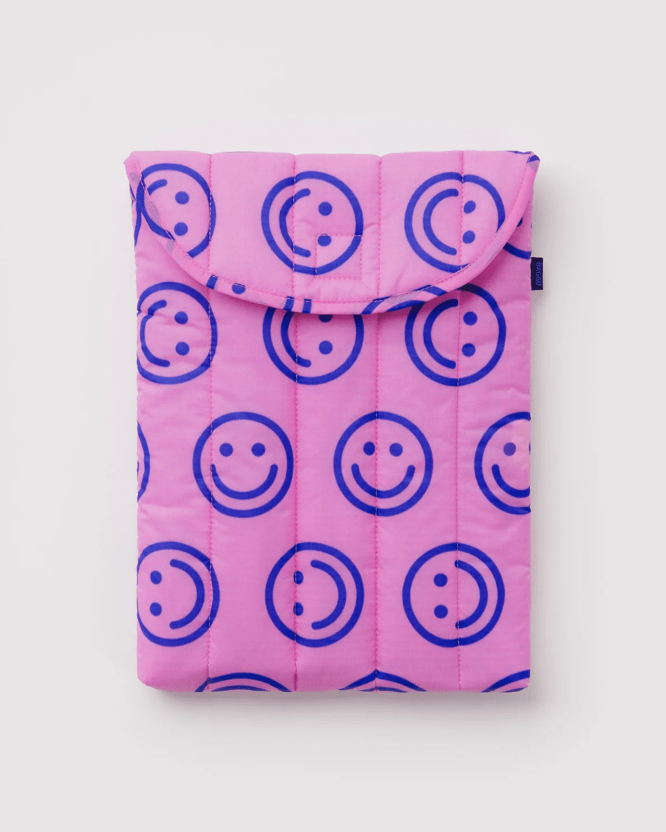 Housse pour ordinateur 13/14po Baggu Pop Pink Happy - Ex-voto