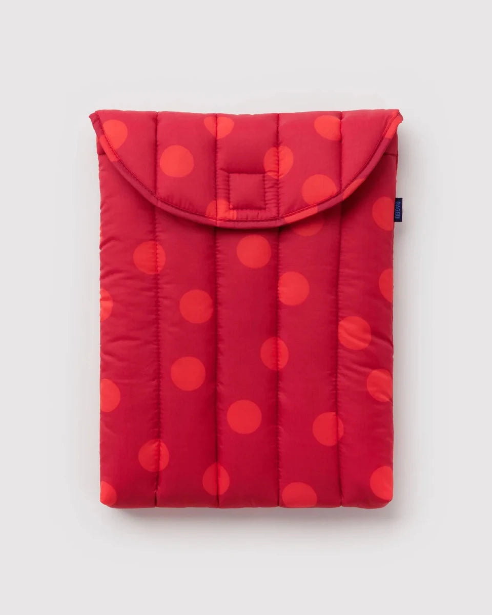 Housse pour ordinateur 13/14po Baggu Red Polka Dot - Ex-voto