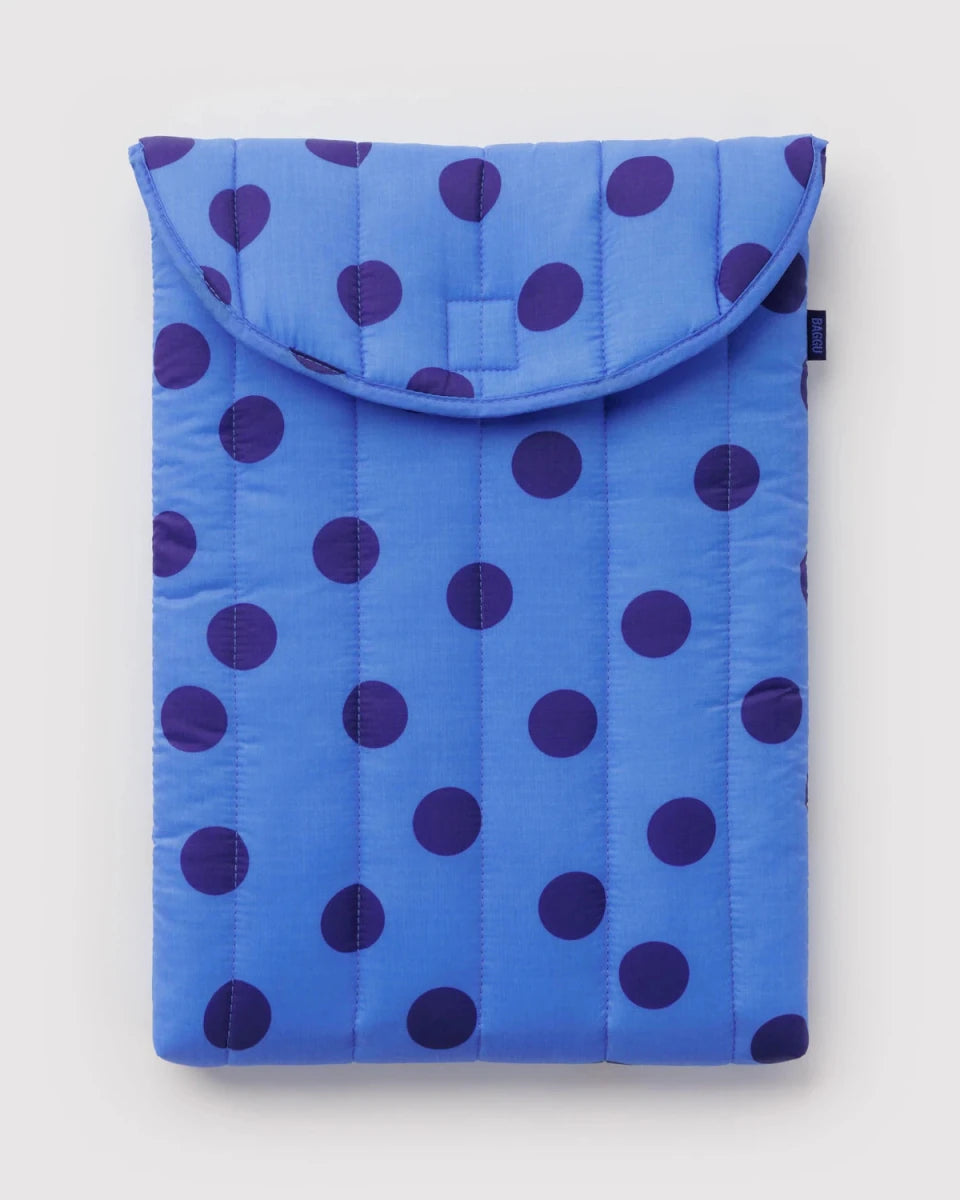 Housse pour ordinateur 16po Baggu Blue Polka Dot - Ex-voto