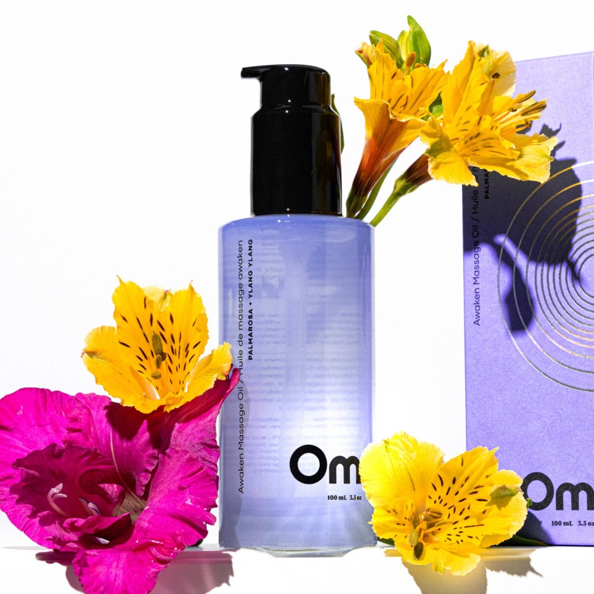 Huile de massage Awaken Palmarosa et Ylang Ylang Om Organics SOLDE - Vente Finale - Ex - voto
