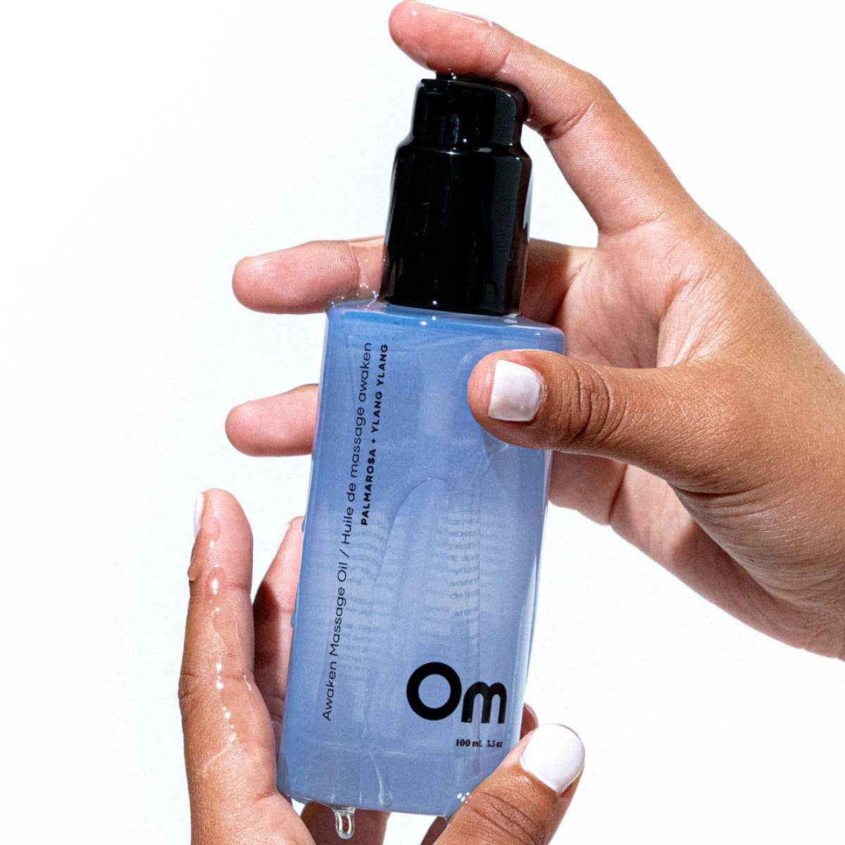 Huile de massage Awaken Palmarosa et Ylang Ylang Om Organics SOLDE - Vente Finale - Ex - voto