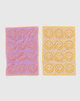 Baggu Happy Lilac Marigold Hand Towel Set of 2