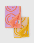 Baggu Happy Lilac Marigold Hand Towel Set of 2