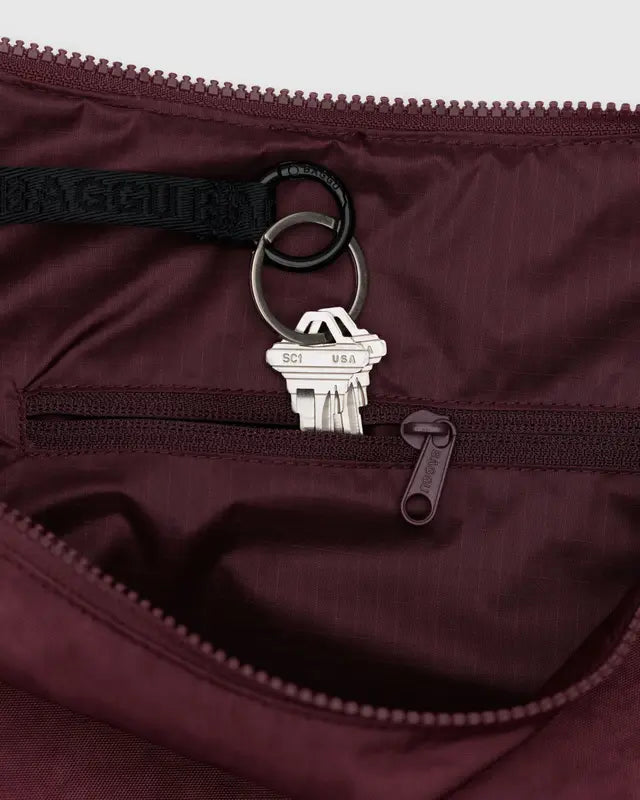 Sac Croissant Large Baggu Mahogany