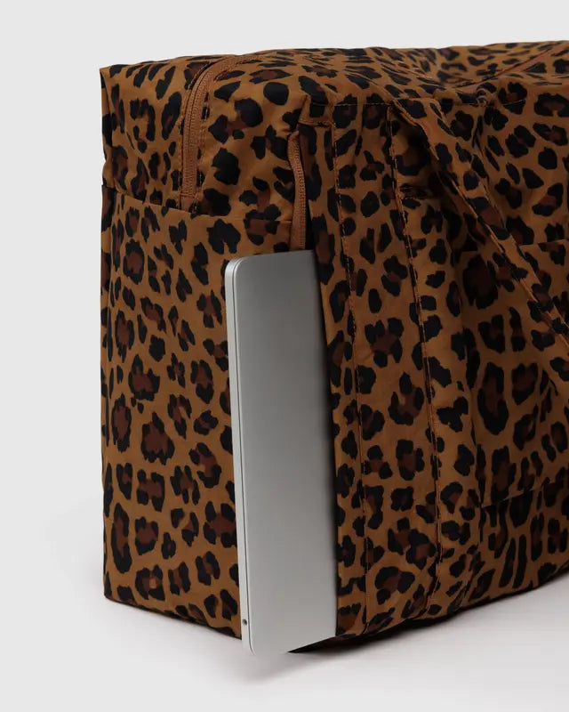 Baggu Leopard Small Cloud Carry-on Bag