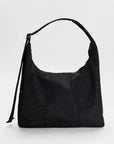 Sac d'Épaule Nylon Baggu Noir SS25