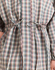 Imperméable Liu Damson Madder Carreaux Elderberry - Ex-voto