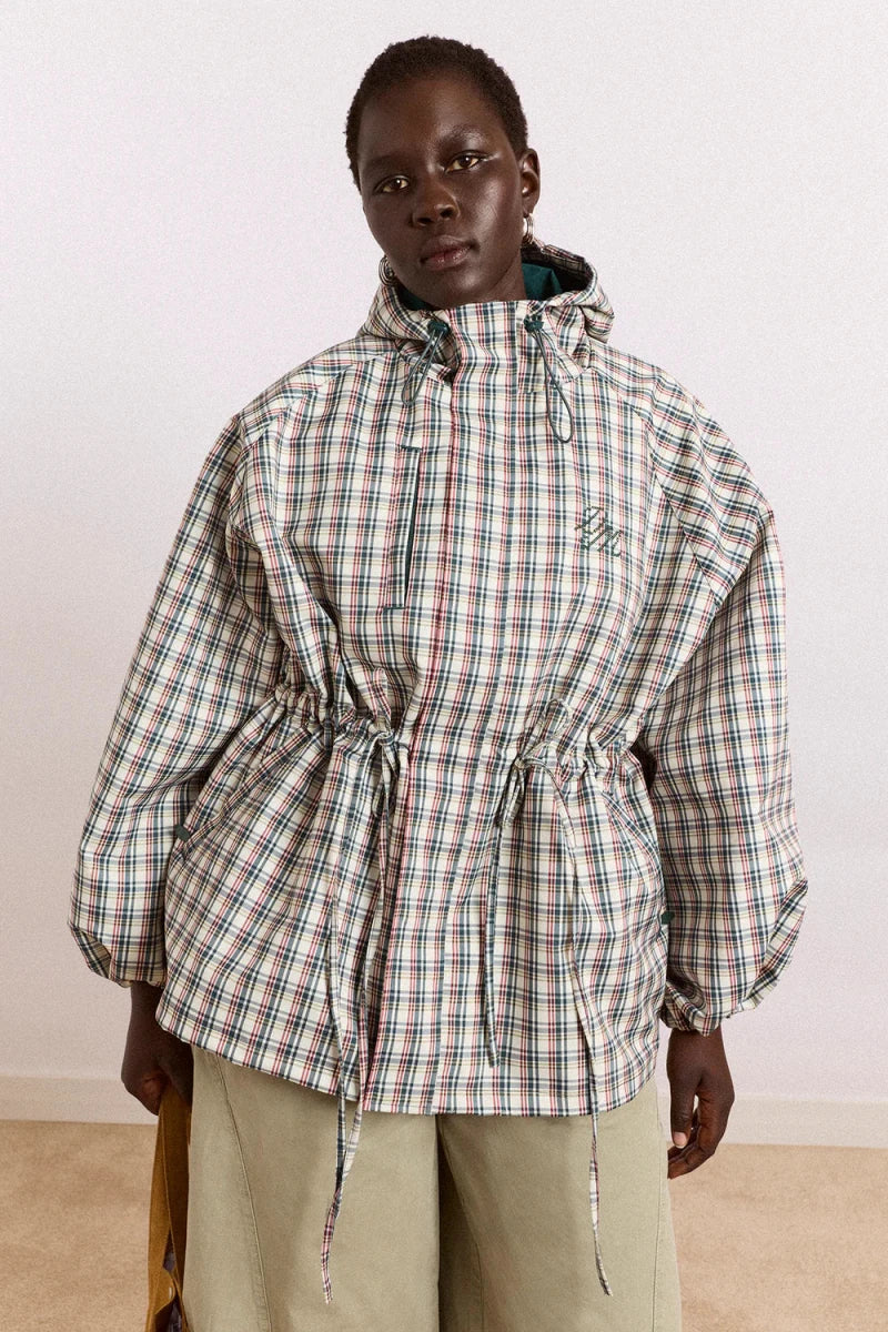 Imperméable Liu Damson Madder Carreaux Elderberry - Ex-voto