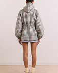 Imperméable Liu Damson Madder Carreaux Elderberry - Ex-voto