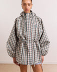 Imperméable Liu Damson Madder Carreaux Elderberry - Ex-voto
