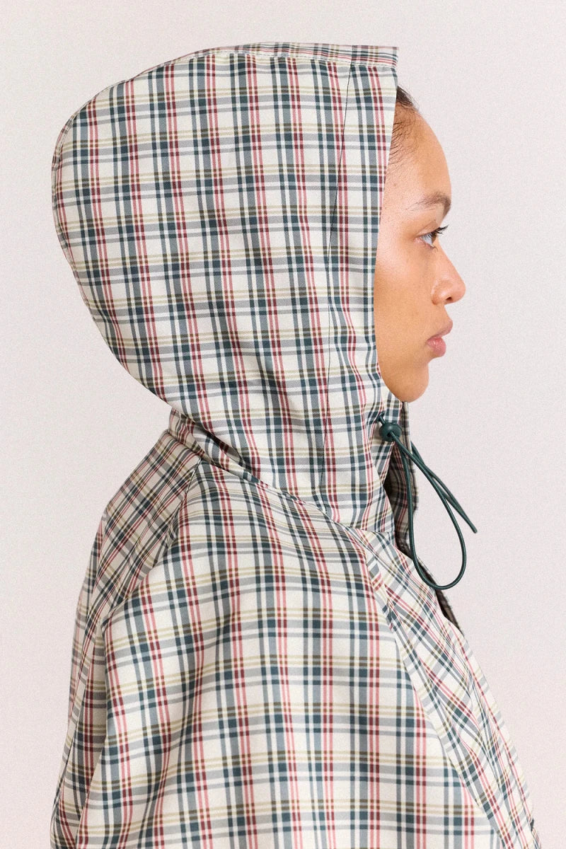 Imperméable Liu Damson Madder Carreaux Elderberry - Ex-voto