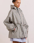 Imperméable Liu Damson Madder Carreaux Elderberry - Ex-voto