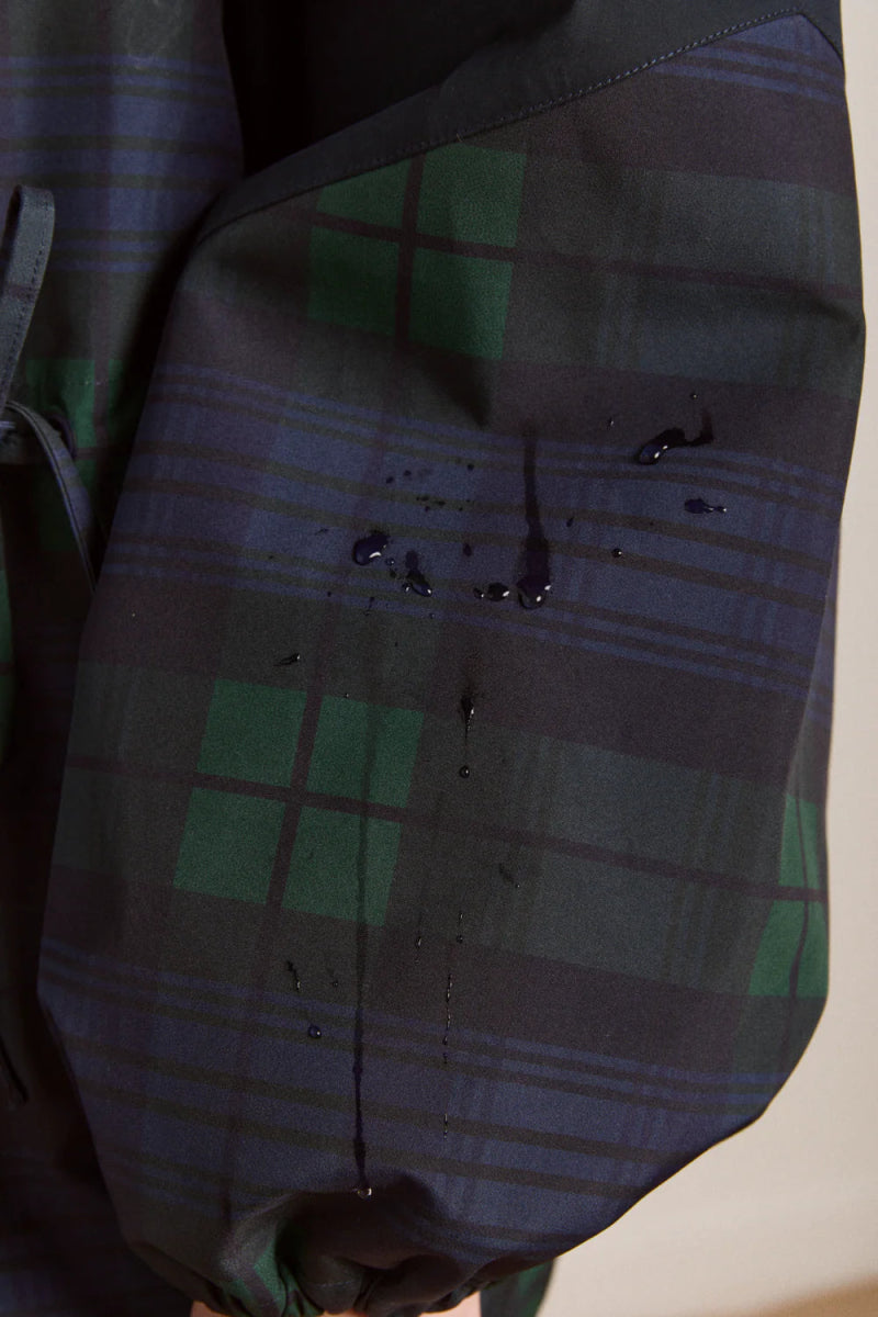 Imperméable Liu Damson Madder Carreaux Marine - Ex - voto