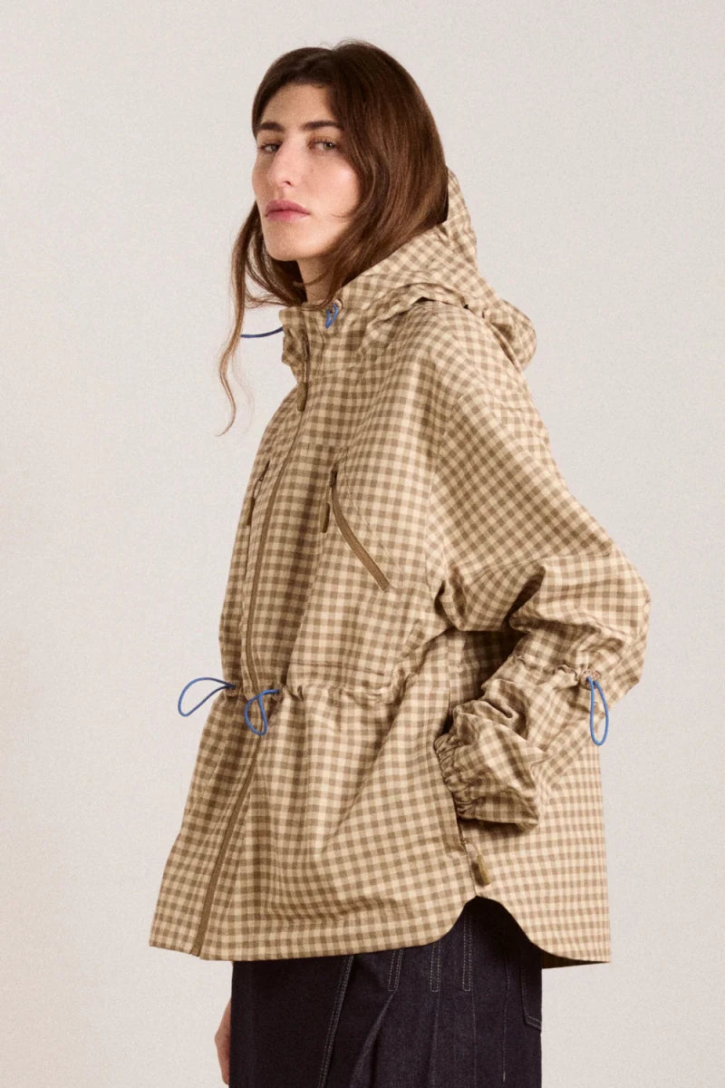 Imperméable Mathilda Damson Madder Gingham - Ex - voto