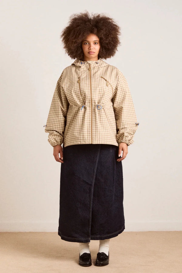 Imperméable Mathilda Damson Madder Gingham - Ex - voto