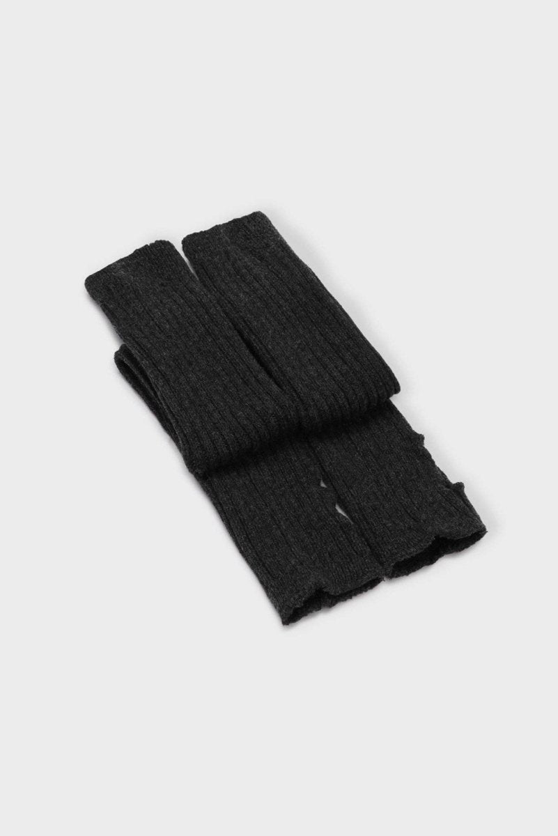 Jambières en Laine Noires Moshi - Ex - voto