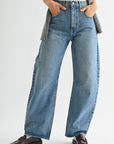 Jeans Barrel Bleu Moyen JBD - Ex-voto