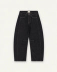 Jeans Barrel Jacqueline Kuwalla Bleu Foncé - Ex-voto
