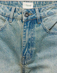 Jeans Barrel Jacqueline Kuwalla Bleu Vintage - Ex - voto