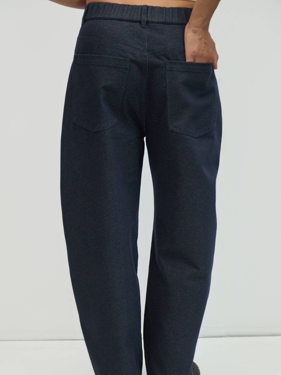 Jeans Barrel Lisa Bleu Mod Ref - Ex - voto