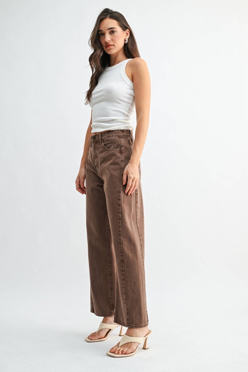 Jeans Barrel Twist Brun JBD - Ex-voto