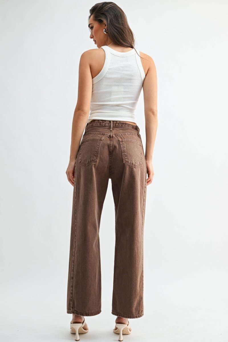Jeans Barrel Twist Brun JBD - Ex-voto
