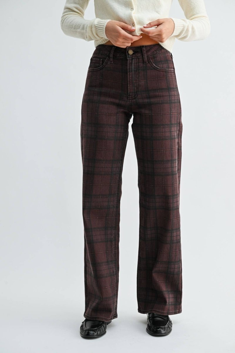 Jeans Carreaux Bourgognes JBD - Ex-voto