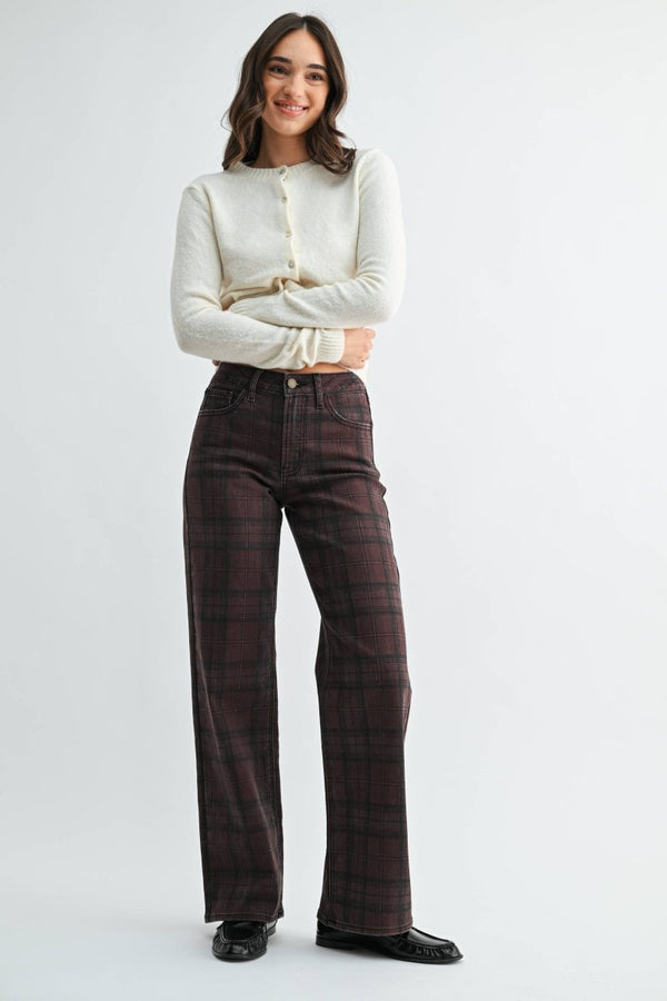 Jeans Carreaux Bourgognes JBD - Ex-voto