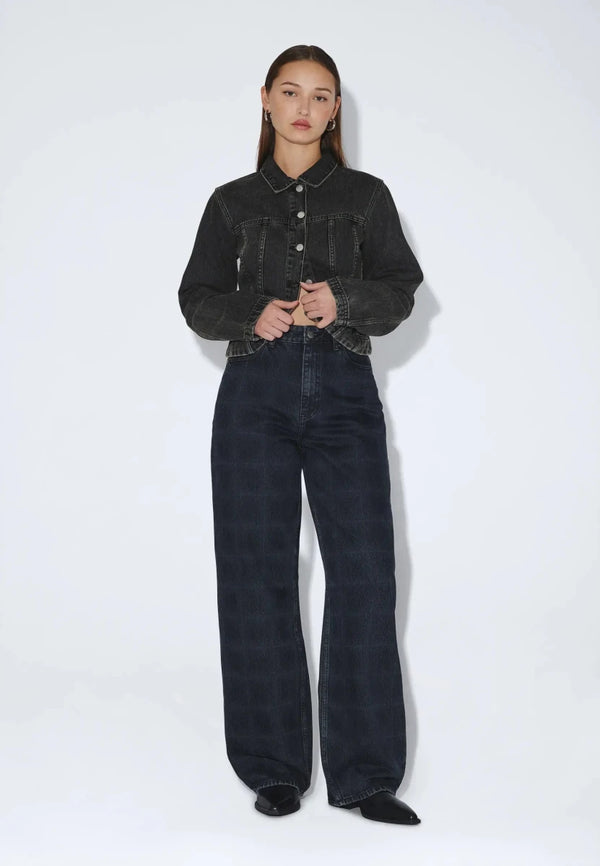 Jeans Donna Dr Denim Stream Check Overdye - Ex-voto