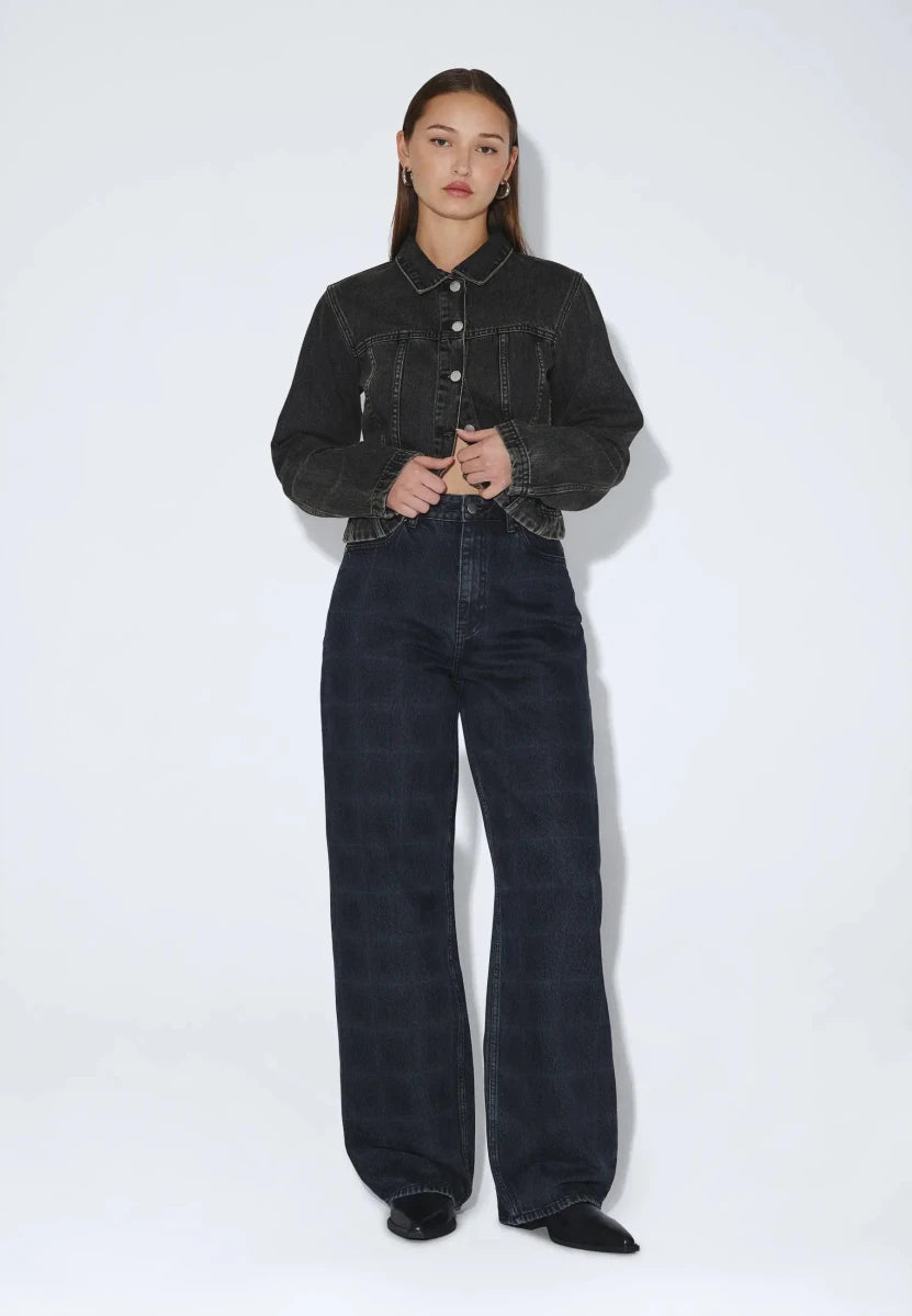 Jeans Donna Dr Denim Stream Check Overdye - Ex-voto
