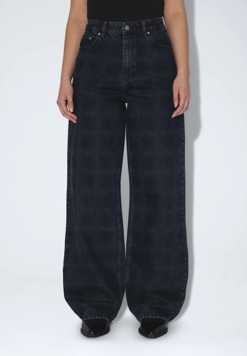 Jeans Donna Dr Denim Stream Check Overdye - Ex-voto